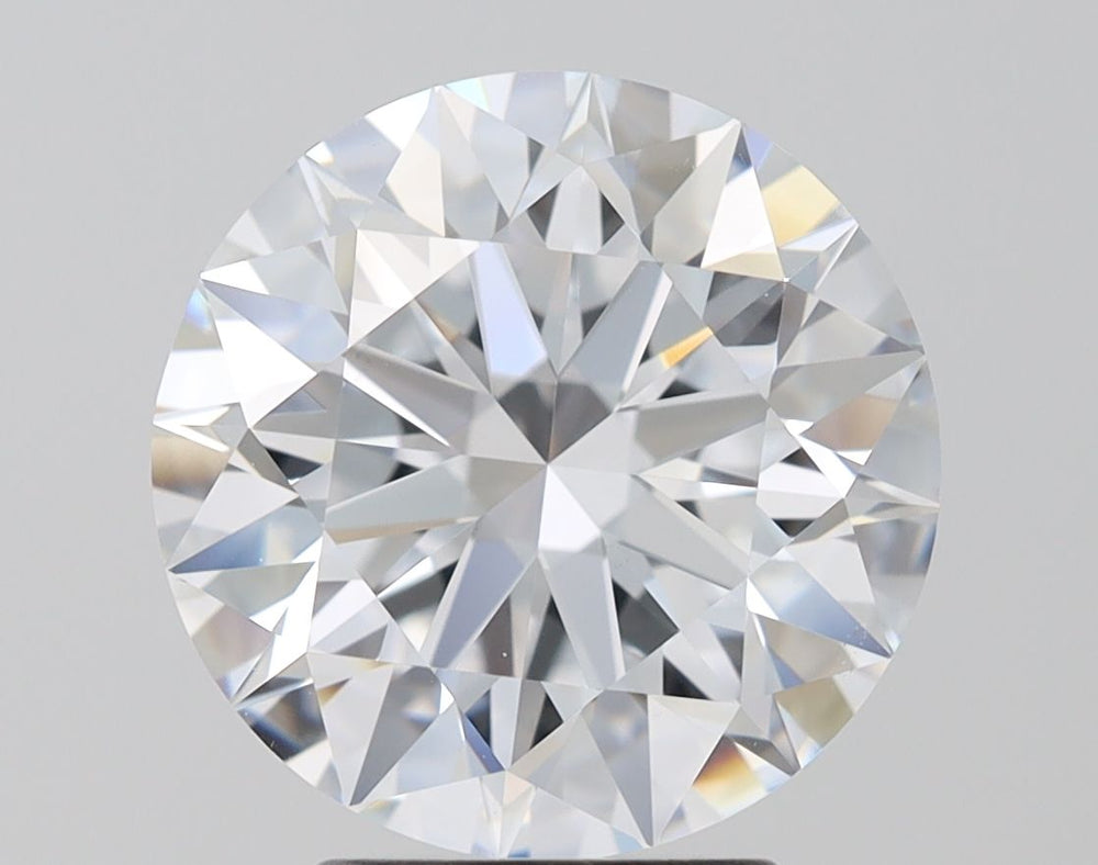 3.07 Carat Round Lab Diamond with  Cut Diamond in 14KT  view 1
