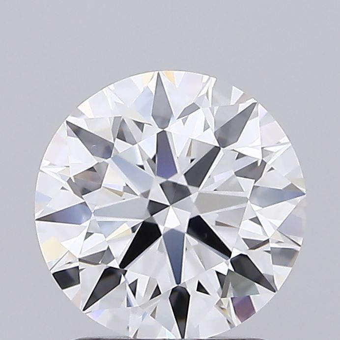 1.51 Carat Round Lab Diamond with  Cut Diamond in 14KT  view 1

