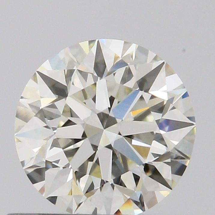 0.65 Carat Round Natural Diamond with  Cut Diamond in 14KT  view 1
