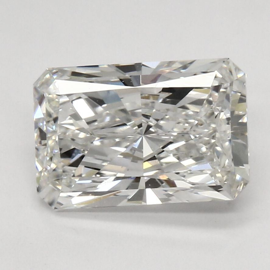 3.0 Carat Radiant Lab Diamond with  Cut Diamond in 14KT  view 1
