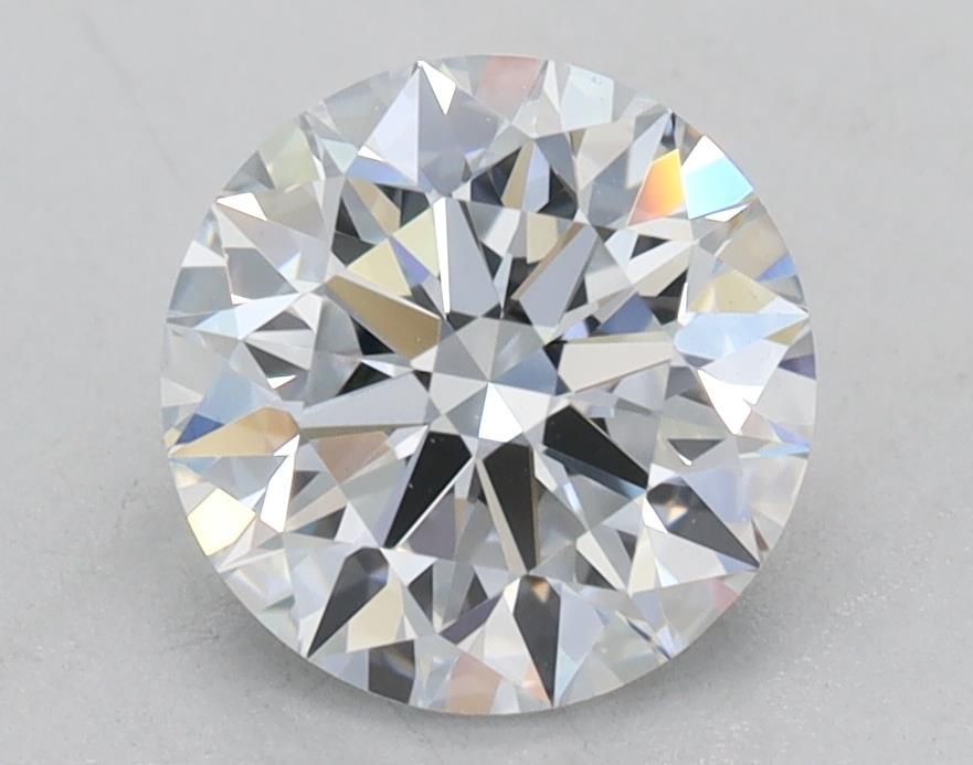 1.15 Carat Round Lab Diamond with  Cut Diamond in 14KT  view 1
