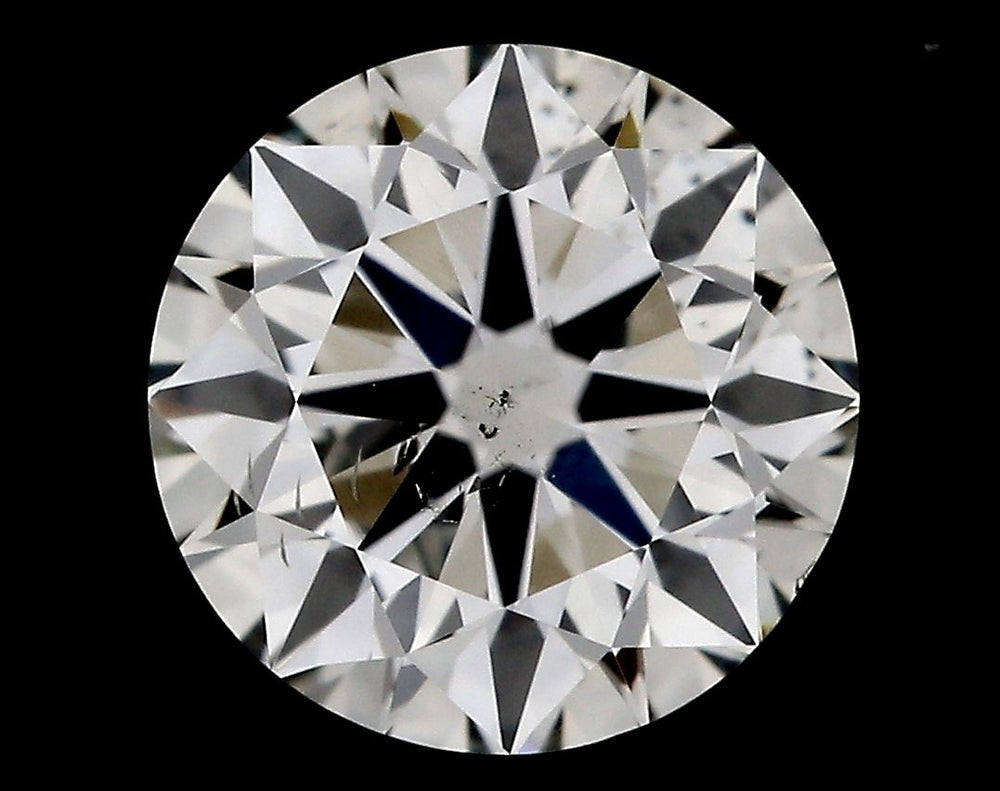 0.4 Carat Round Natural Diamond with  Cut Diamond in 14KT  view 1
