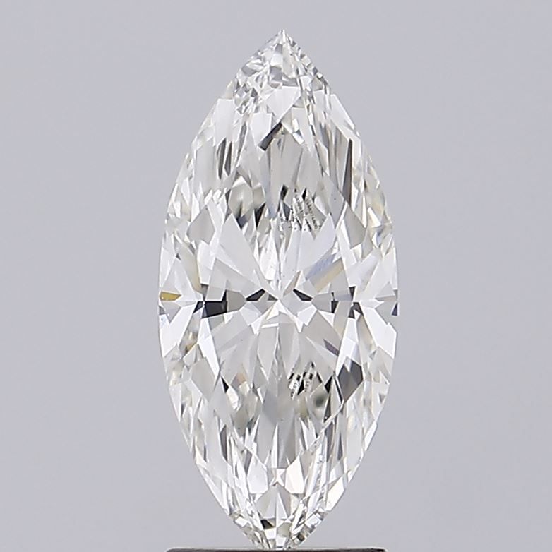 2.04 Carat Marquise Lab Diamond with  Cut Diamond in 14KT  view 1

