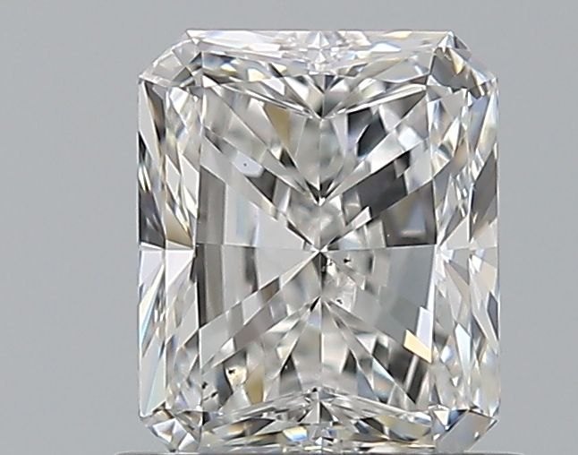 1.01 Carat Radiant Natural Diamond with  Cut Diamond in 14KT  view 1
