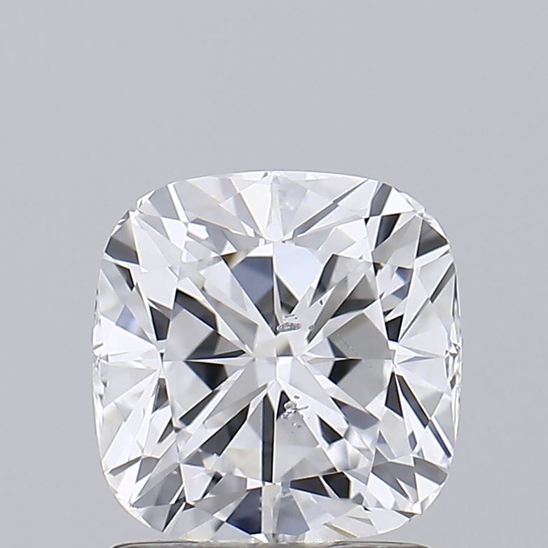 1.63 Carat Cushion Lab Diamond with  Cut Diamond in 14KT  view 1
