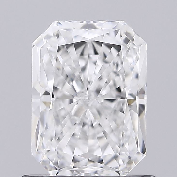 1.02 Carat Radiant Lab Diamond with  Cut Diamond in 14KT  view 1
