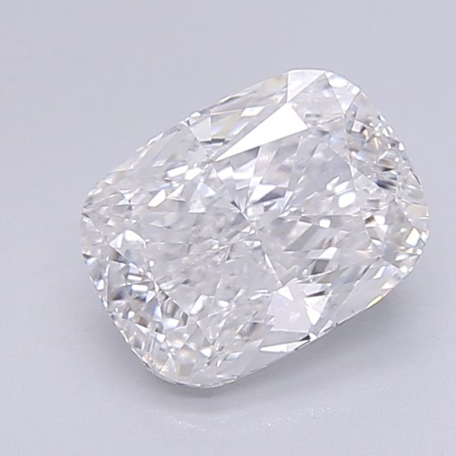 1.71 Carat Cushion Lab Diamond with  Cut Diamond in 14KT  view 1
