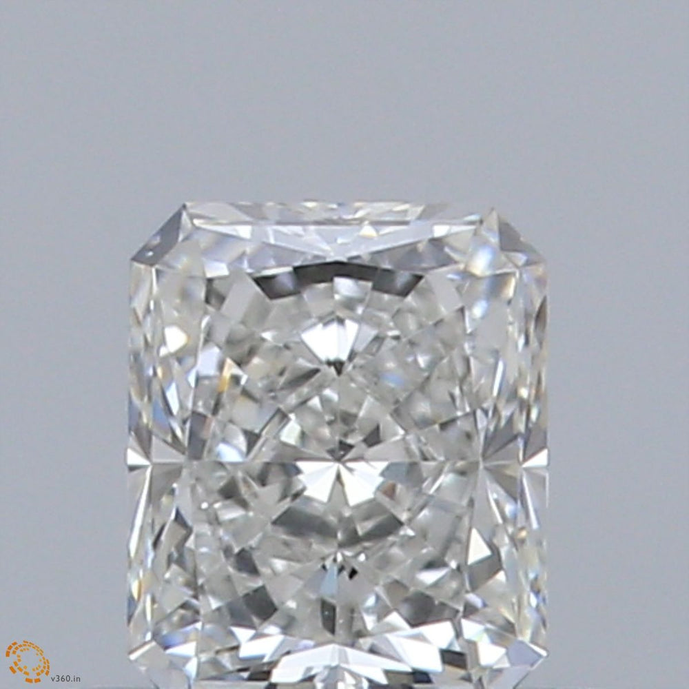0.51 Carat Radiant Natural Diamond with  Cut Diamond in 14KT  view 1
