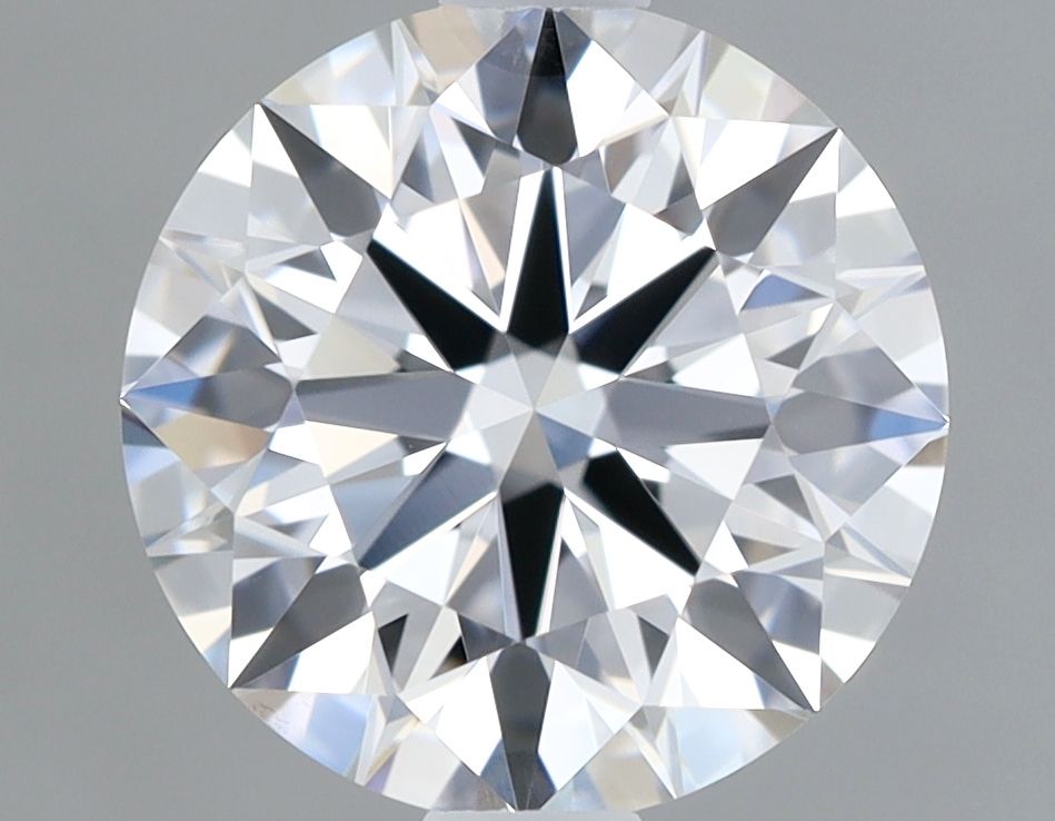 1.38 Carat Round Lab Diamond with  Cut Diamond in 14KT  view 1
