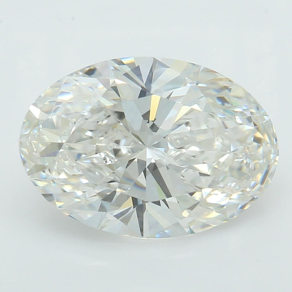 1.94 Carat Oval Lab Diamond with  Cut Diamond in 14KT  view 1
