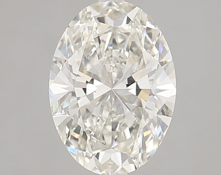 1.62 Carat Oval Lab Diamond with  Cut Diamond in 14KT  view 1
