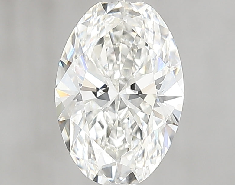 1.28 Carat Oval Lab Diamond with  Cut Diamond in 14KT  view 1
