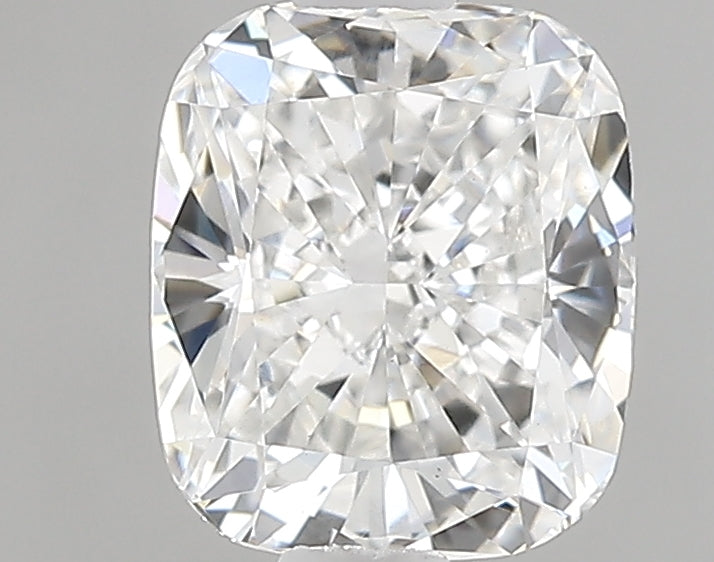 1.0 Carat Cushion Lab Diamond with  Cut Diamond in 14KT  view 1
