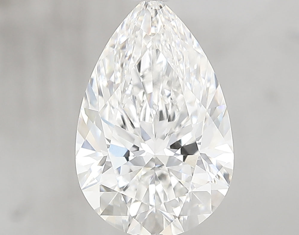 2.81 Carat Pear Lab Diamond with  Cut Diamond in 14KT  view 1
