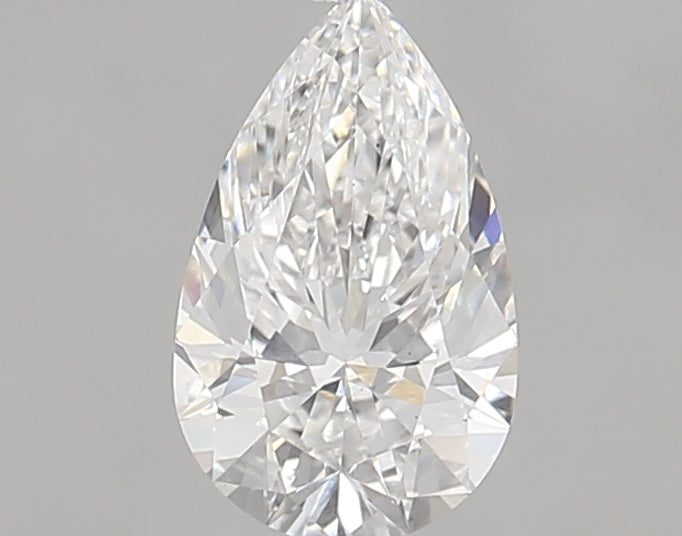 1.08 Carat Pear Lab Diamond with  Cut Diamond in 14KT  view 1

