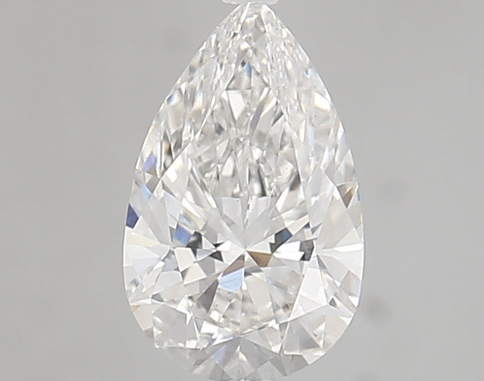 1.13 Carat Pear Lab Diamond with  Cut Diamond in 14KT  view 1
