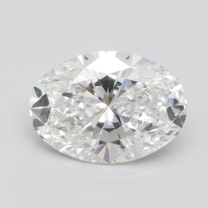 1.11 Carat Oval Lab Diamond with  Cut Diamond in 14KT  view 1
