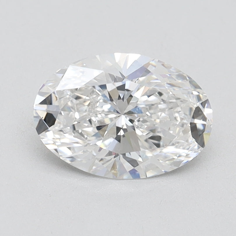1.1 Carat Oval Lab Diamond with  Cut Diamond in 14KT  view 1
