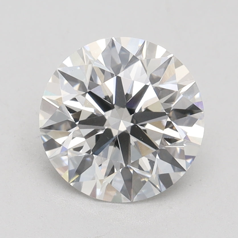 1.8 Carat Round Lab Diamond with  Cut Diamond in 14KT  view 1
