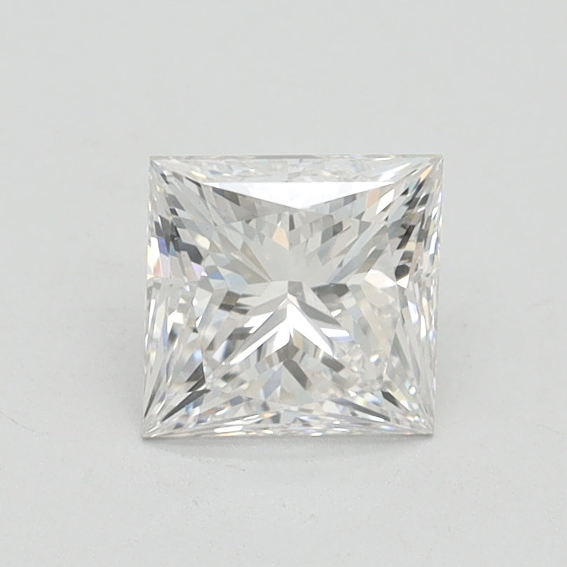 1.1 Carat Princess Lab Diamond with  Cut Diamond in 14KT  view 1
