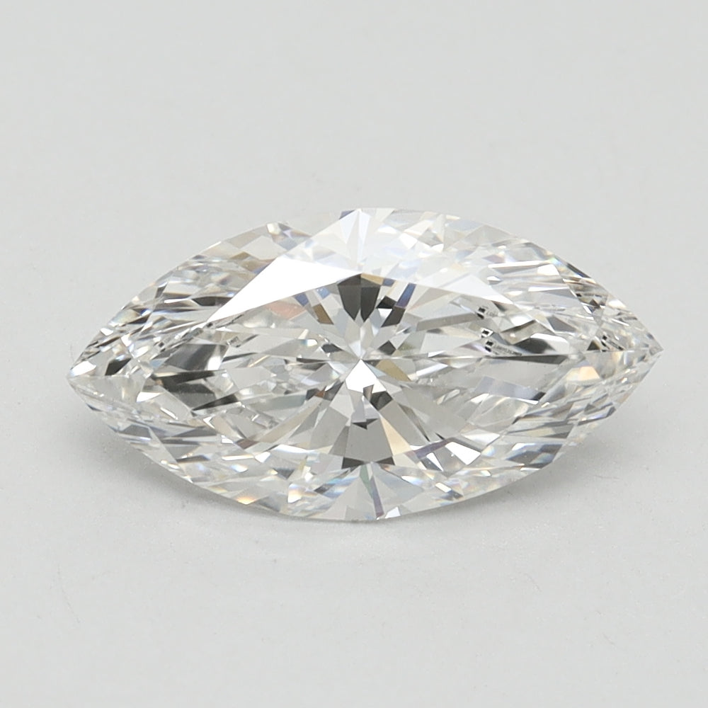1.68 Carat Marquise Lab Diamond with  Cut Diamond in 14KT  view 1
