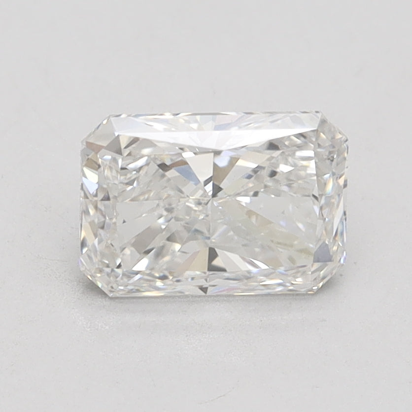 1.2 Carat Radiant Lab Diamond with  Cut Diamond in 14KT  view 1
