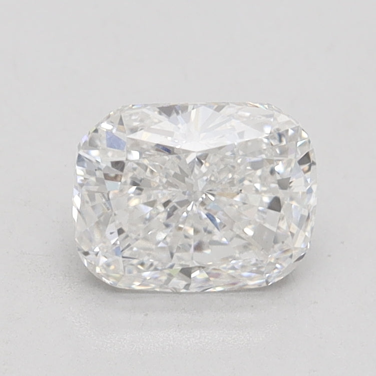 1.02 Carat Cushion Lab Diamond with  Cut Diamond in 14KT  view 1
