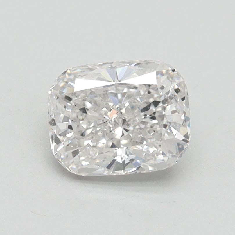 1.01 Carat Cushion Lab Diamond with  Cut Diamond in 14KT  view 1
