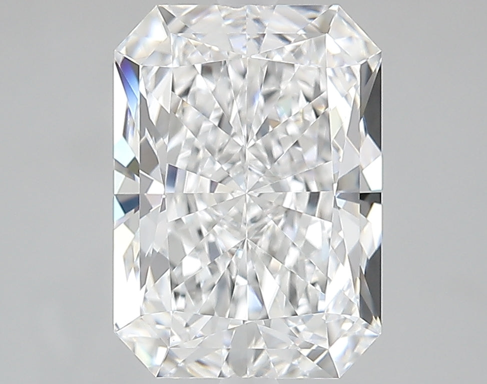 3.71 Carat Radiant Lab Diamond with  Cut Diamond in 14KT  view 1
