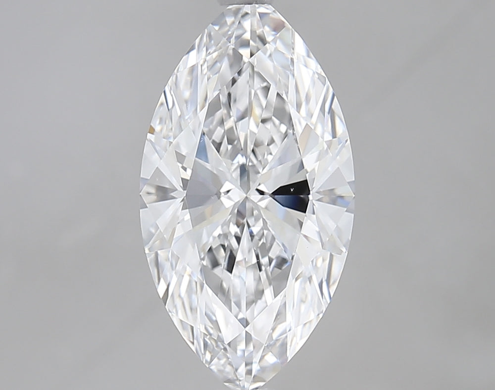 3.32 Carat Marquise Lab Diamond with  Cut Diamond in 14KT  view 1
