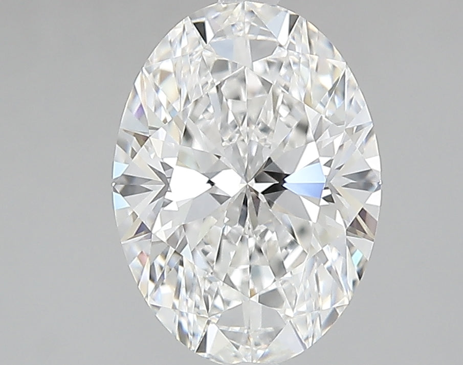2.17 Carat Oval Lab Diamond with  Cut Diamond in 14KT  view 1
