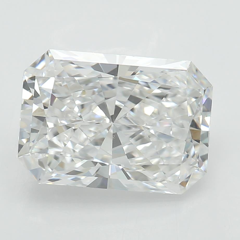 1.36 Carat Radiant Lab Diamond with  Cut Diamond in 14KT  view 1
