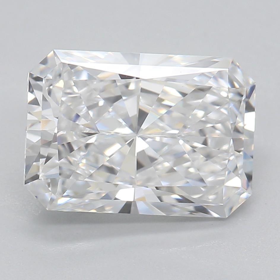 1.71 Carat Radiant Lab Diamond with  Cut Diamond in 14KT  view 1
