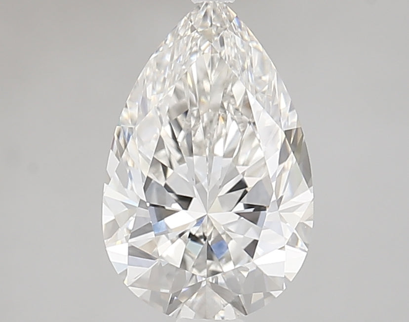 2.06 Carat Pear Lab Diamond with  Cut Diamond in 14KT  view 1
