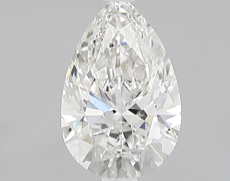 1.05 Carat Pear Lab Diamond with  Cut Diamond in 14KT  view 1
