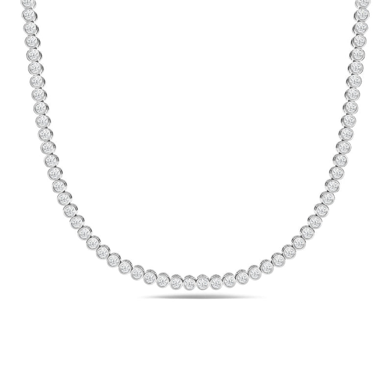 Tennis Diamond Necklace, Women's Fashion, Jewelry & Organizers, Necklaces  on Carousell