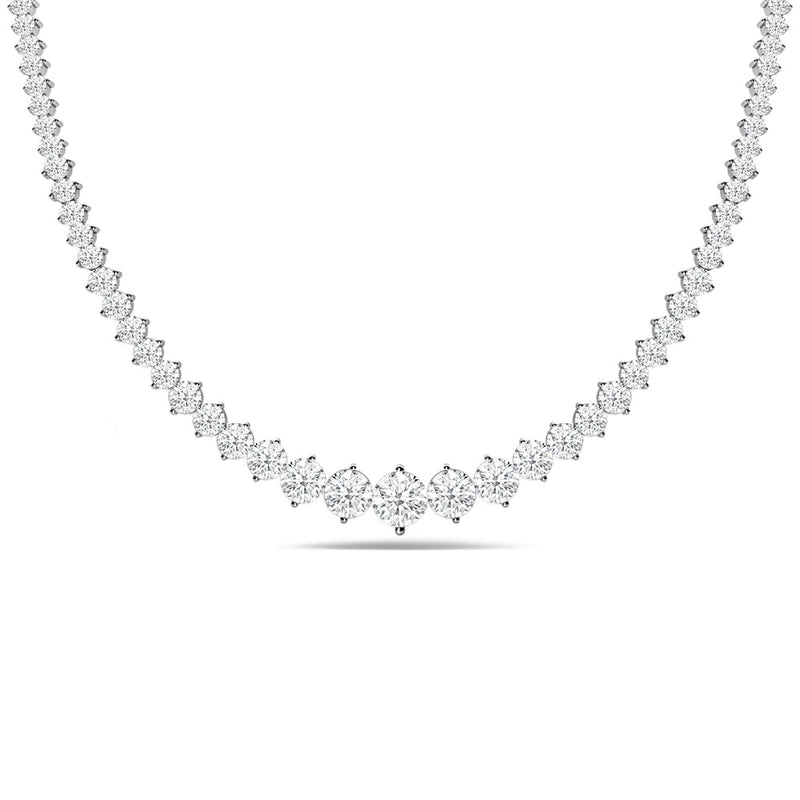 Necklace -Double Layer Diamond Tennis Necklace -Tennis Necklace Online –  YESSAYAN.com