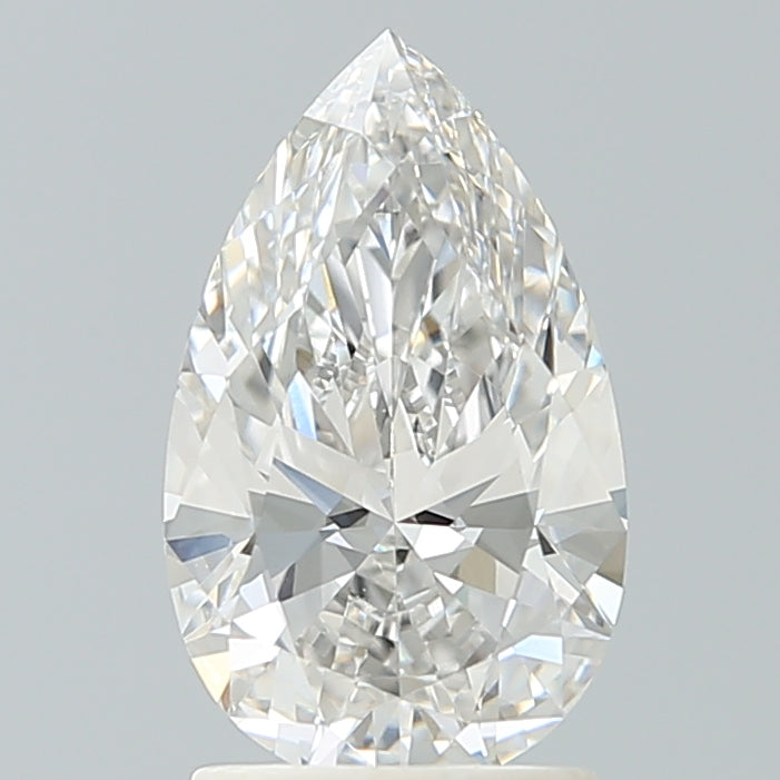 1.82 Carat Pear Lab Diamond with  Cut Diamond in 14KT  view 1
