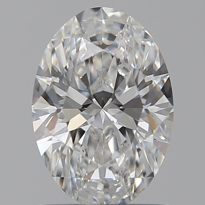 1.07 Carat Oval Lab Diamond with  Cut Diamond in 14KT  view 1
