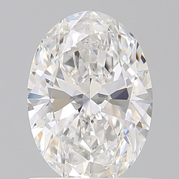 1.0 Carat Oval Lab Diamond with  Cut Diamond in 14KT  view 1
