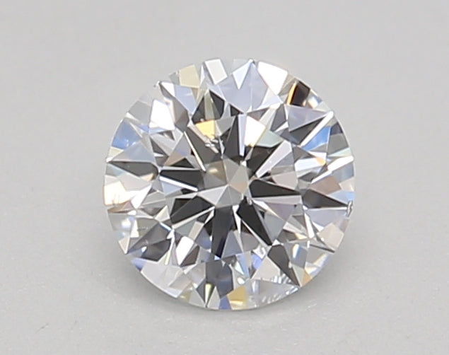 0.3 Carat Round Lab Diamond with  Cut Diamond in 14KT  view 1
