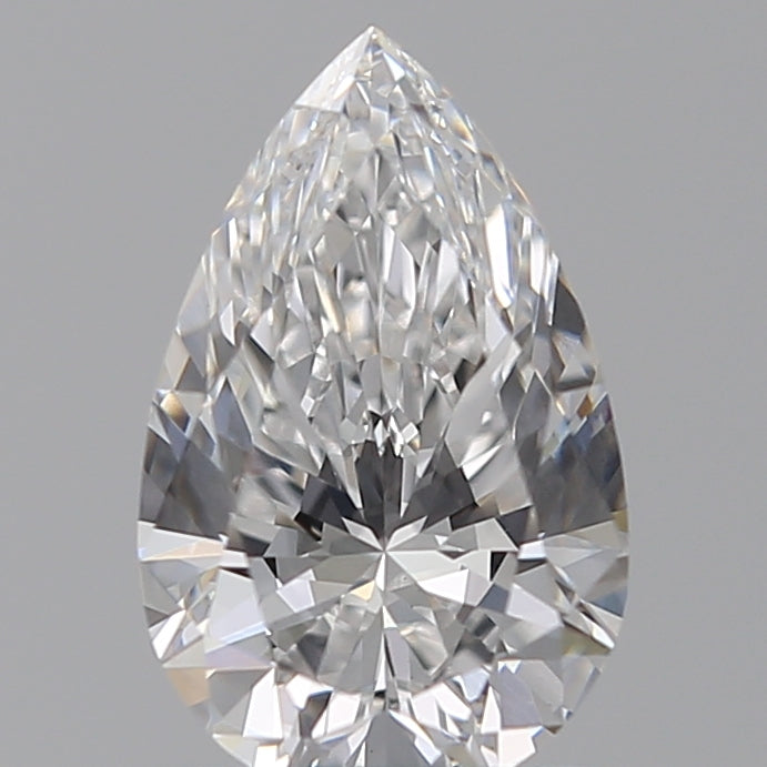 1.29 Carat Pear Lab Diamond with  Cut Diamond in 14KT  view 1
