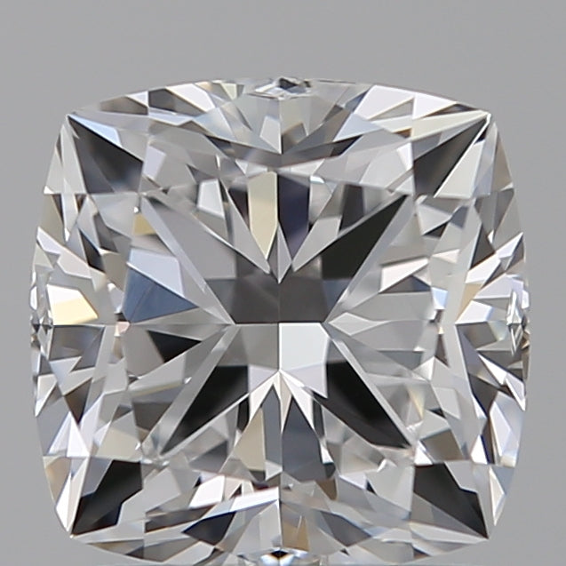 1.53 Carat Cushion Lab Diamond with  Cut Diamond in 14KT  view 1
