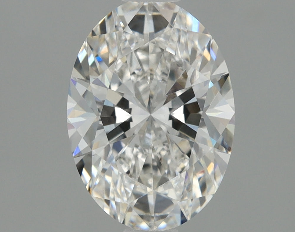 1.19 Carat Oval Lab Diamond with  Cut Diamond in 14KT  view 1
