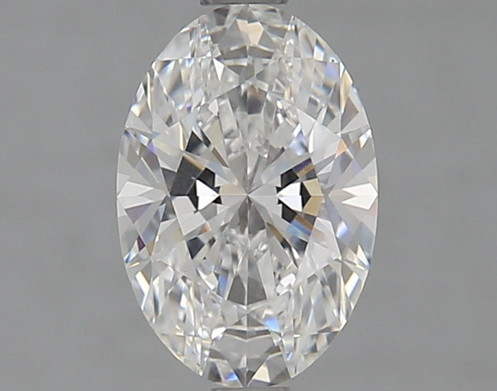 1.4 Carat Oval Lab Diamond with  Cut Diamond in 14KT  view 1
