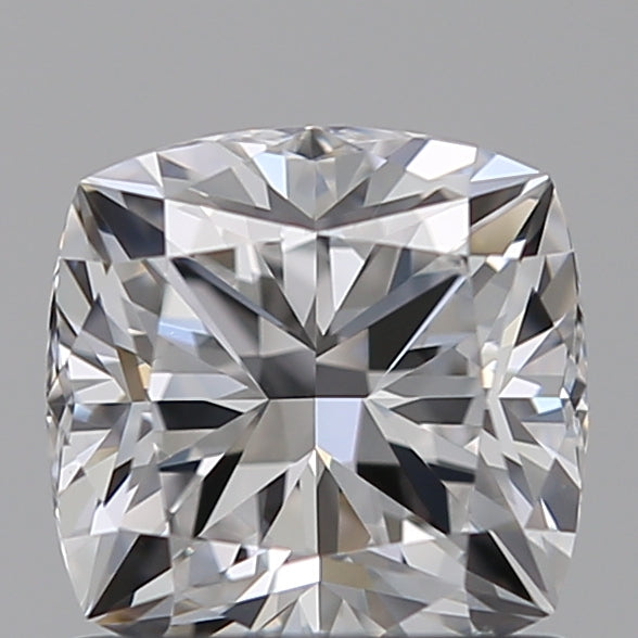 1.0 Carat Cushion Lab Diamond with  Cut Diamond in 14KT  view 1
