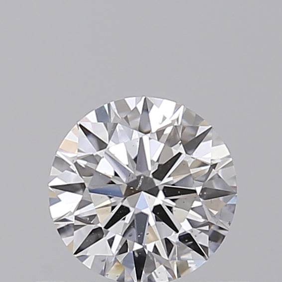 0.36 Carat Round Lab Diamond with  Cut Diamond in 14KT  view 1
