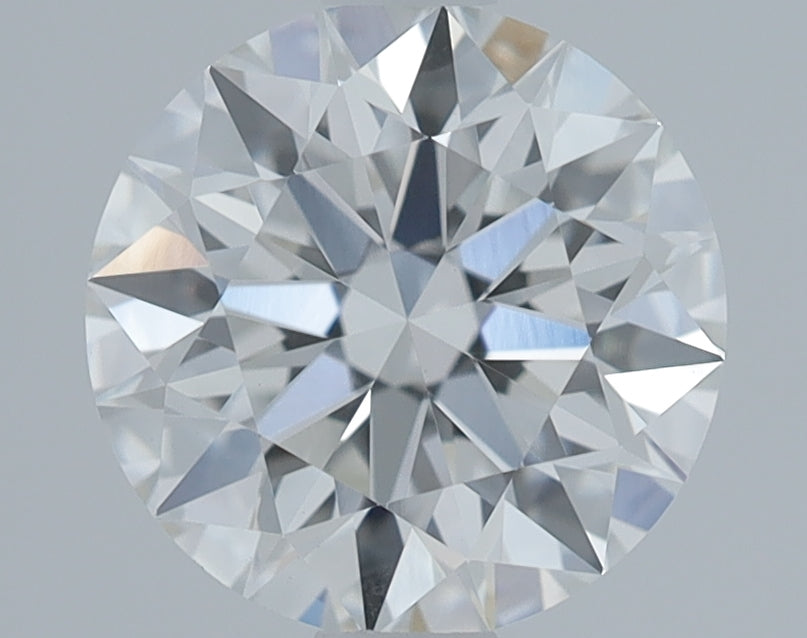 1.26 Carat Round Lab Diamond with  Cut Diamond in 14KT  view 1
