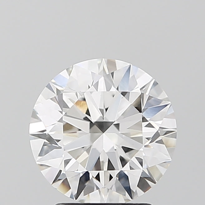 2.3 Carat Round Lab Diamond with  Cut Diamond in 14KT  view 1
