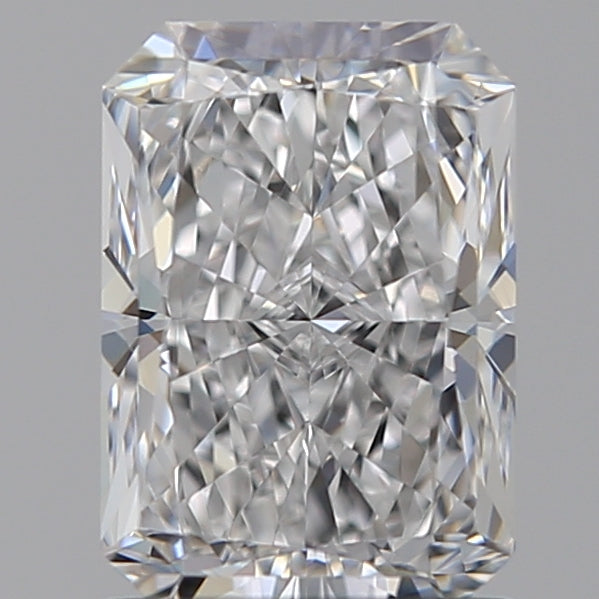 1.28 Carat Radiant Lab Diamond with  Cut Diamond in 14KT  view 1
